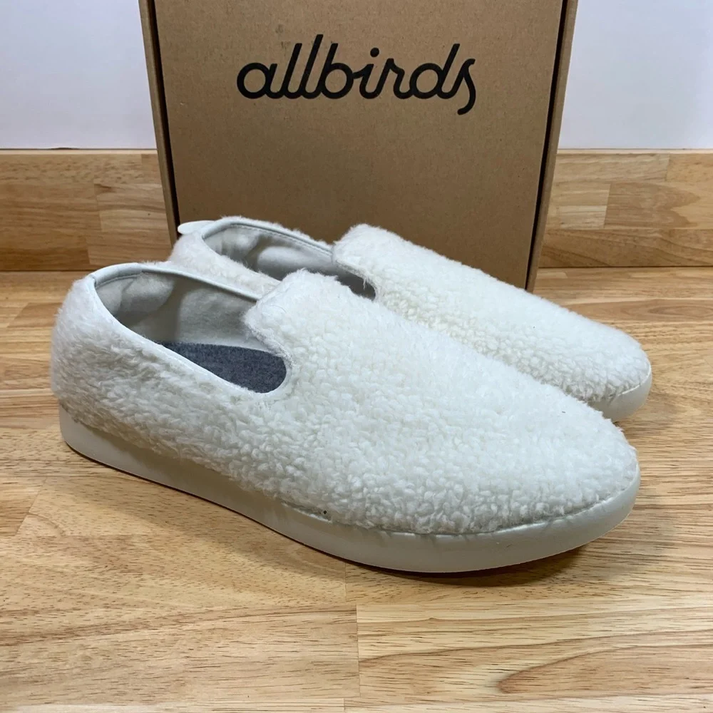 NEW Wool Lounger Fluff Mens 13 Natural White Cream‎ Merino Wool MF1MAWW130